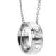 Halsband med berlock ring med texten DAD smycke present
