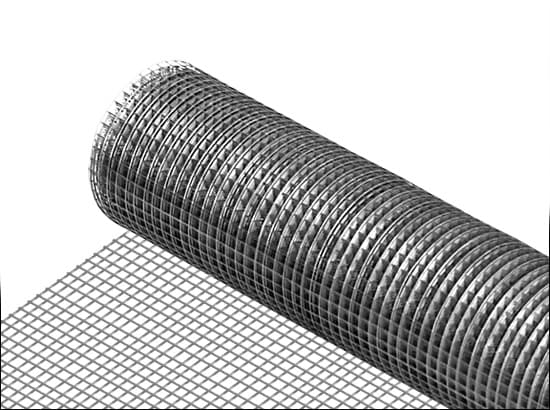 [pro.tec]® Trådnät-1 rulle-100cmx5m-stål-silver