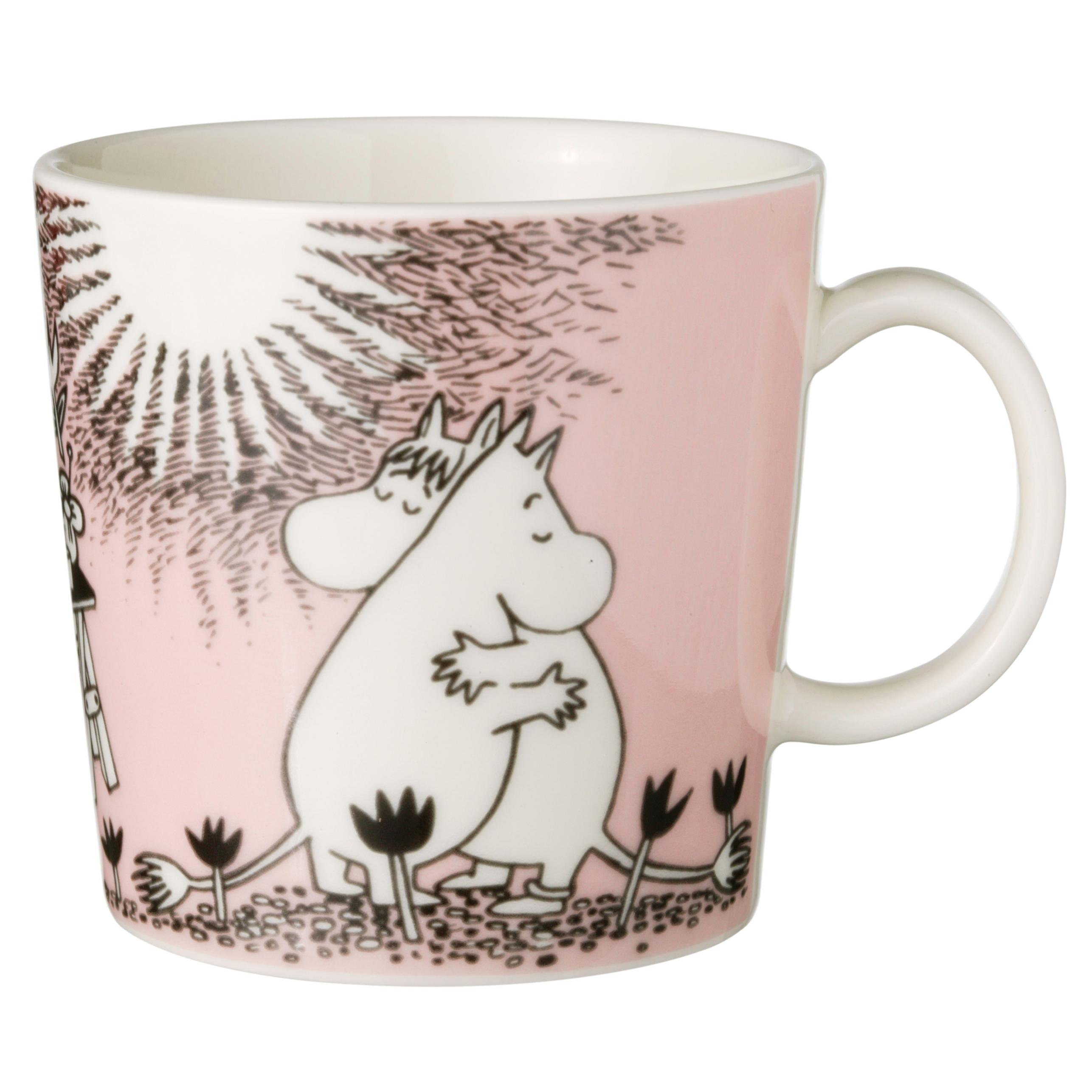 Mumin Mugg Kärlek Rosa