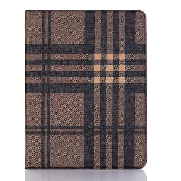 Plånboksfodral iPad Pro 11" (2018) - Tartan/Rutmönster Brun