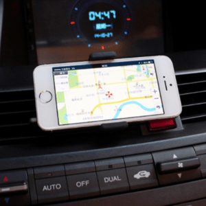 Telefonhållare till bilen, fäste i fläkt multi flexibel svart