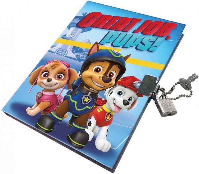 Paw Patrol Dagbok med lås