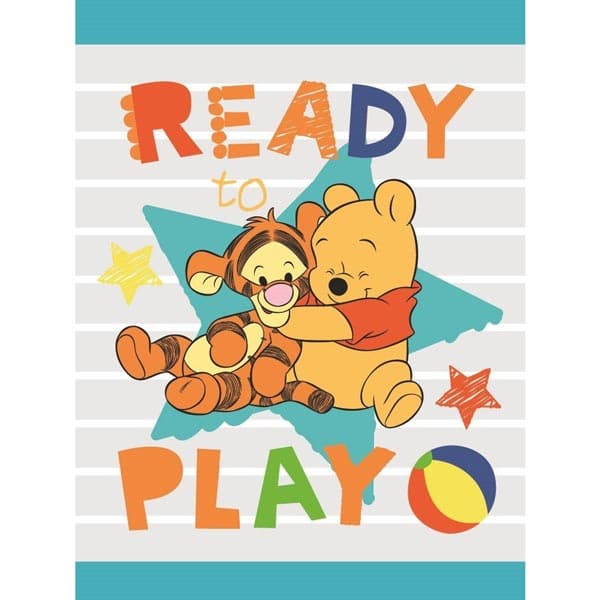 Disney Nalle Puh Plyschfilt Babypläd 75x100cm