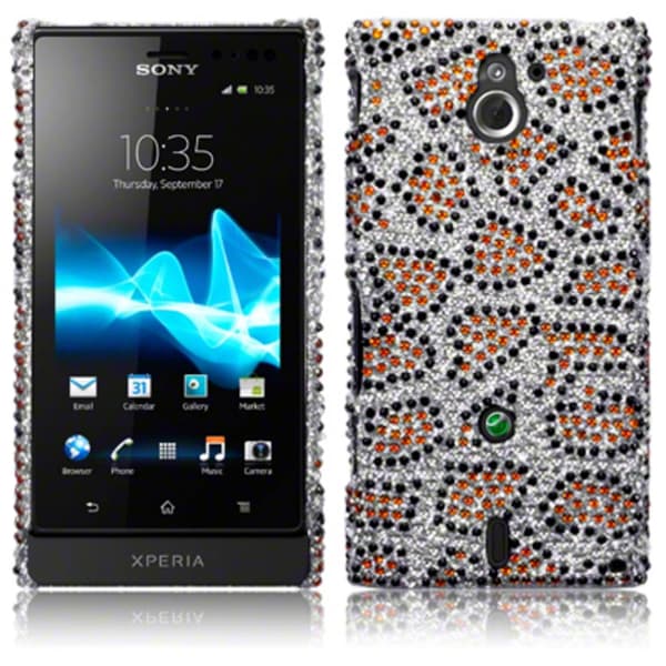 Back Cover Xperia Sola Diamond Lepard