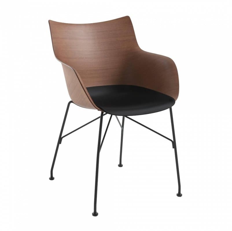 Stol Q/Wood Slatted Ash
