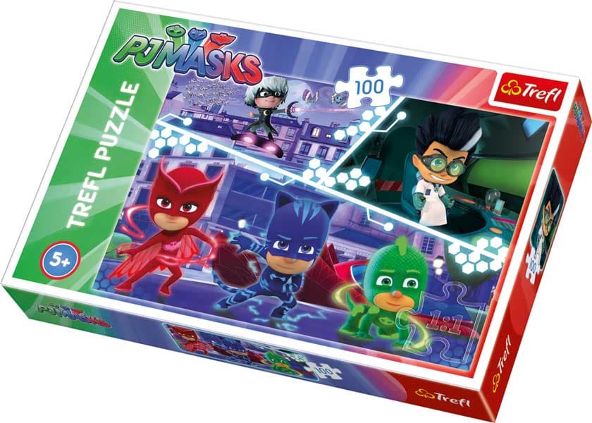 Trefl PJ Masks - Pyjamashjältarna 100 Bitars
