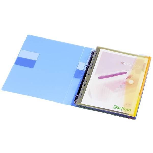 A4 mappe til ringbind, 12 mapper i assorterede farver