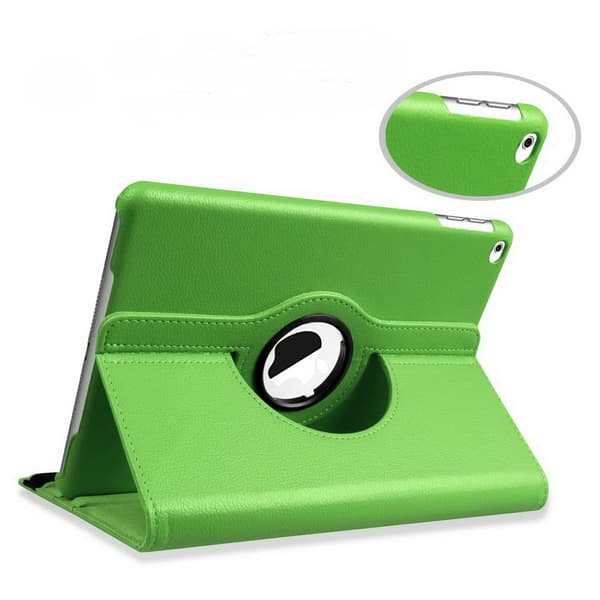 Fodral iPad 9,7" (2017/2018) Roterande 360° - Grön