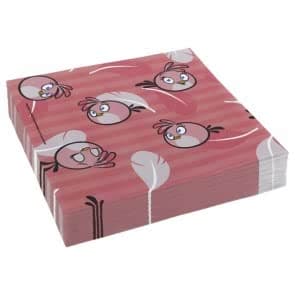 Servetter Rosa Angry Birds