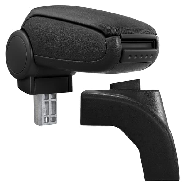 [pro.tec]® Armlæn til Volkswagen Golf 6 (2008-) / Volkswagen Scirocco - tekstil - sort