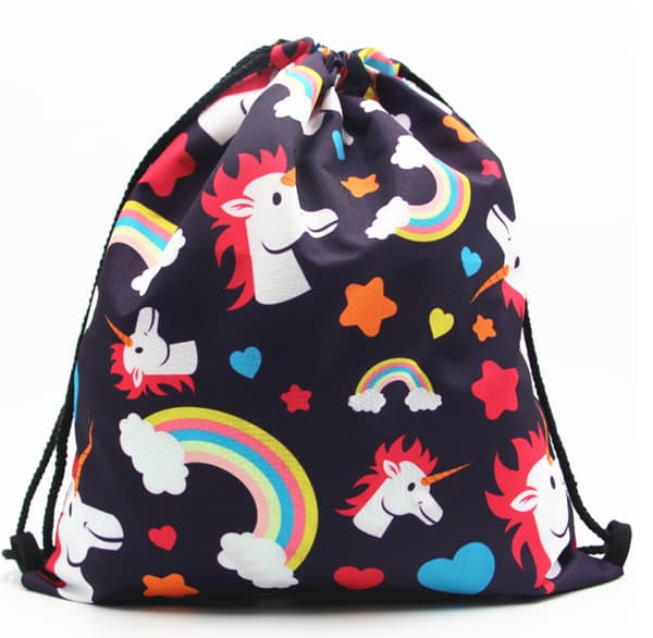 Unicorn Gympapåsar-Skor Väskor-Skoväska-Skopåse-RYGGSÄCK DRAGSKO