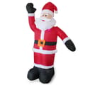 Miniatyrbild 2 av 6: [en.casa]® Gigantisk uppblåsbar, lysande jultomte