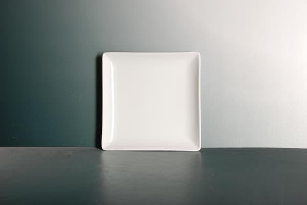 Fyrkantig - Elegant - Assiett 10-pack