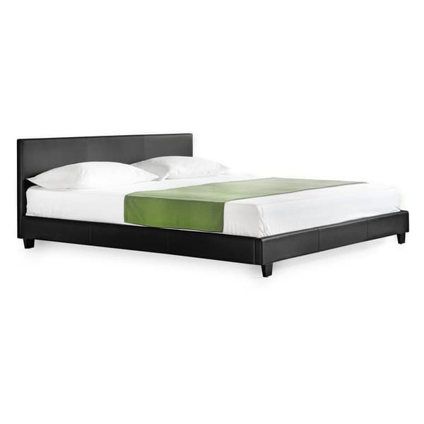 Corium® Sengestel konstlæder 180x200 cm (sort)