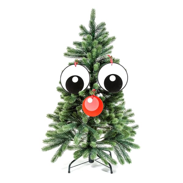 Julgransdekoration / Googly Eyes - "Mr. Tree"