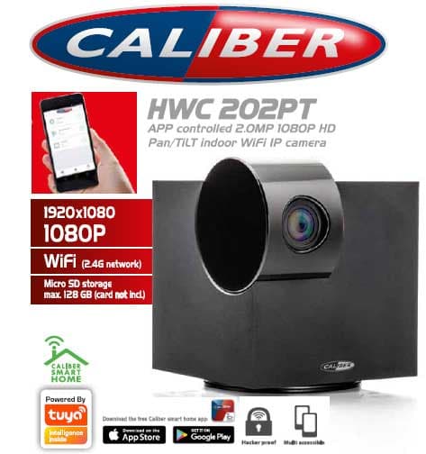 Caliber 1080p HD Trådlös Övervakningskamera Appkontrollerad HWC202PT