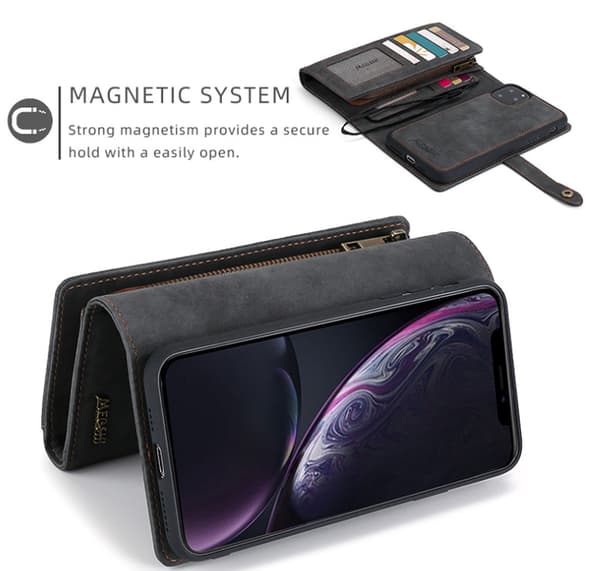 iPhone 11  - Plånboksfodral / Magnet Skal 2 Färg