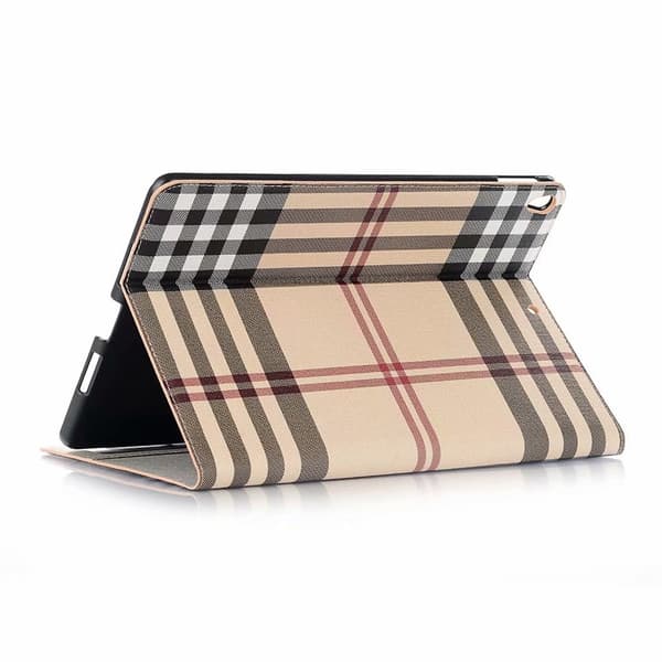 Plånboksfodral iPad Air 10.5" (2019) / iPad Air 3 - Rutmönster Beige