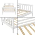 Miniatyrbild 6 av 6: [en.casa]® Barn / Junior sängstomme Nuuk med ribbotten-168x90x52cm-furu-vit-max.belastning:70 kg