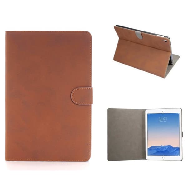Fodral Mocka/Läder Apple iPad Pro 9.7tum - Brun/Kastanjebrun