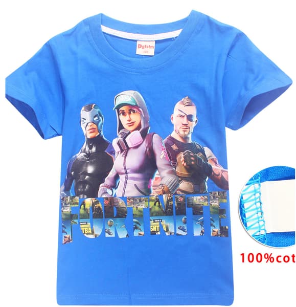 Fortnite T-paita - Sininen - Koko 140-160 (malli 8393)