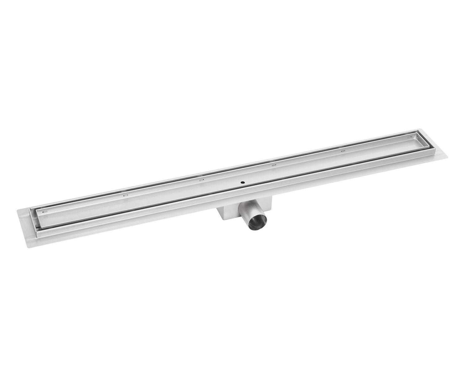 Duschavlopp i rostfritt stål golv BP01 60cm Duschlock Drenat badrum