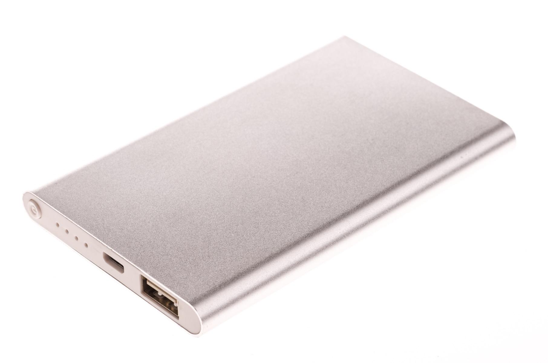 GreyLime Power Slim, 4000 mAh powerbank, Silver