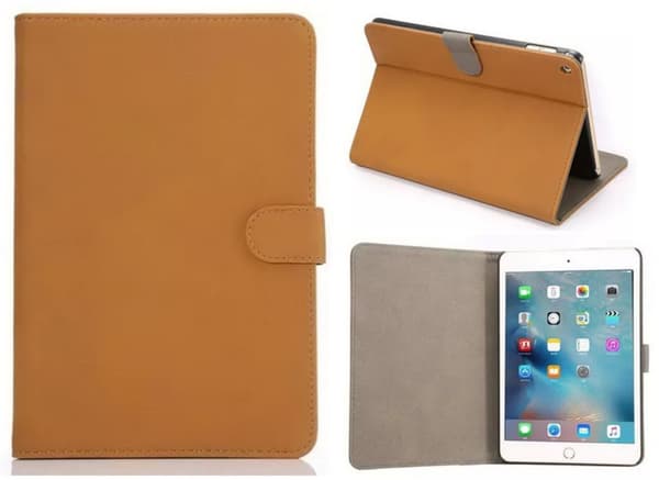 Mockafodral iPad Mini 2 / Mini 3 (Retina) Retro - Ljusbrun