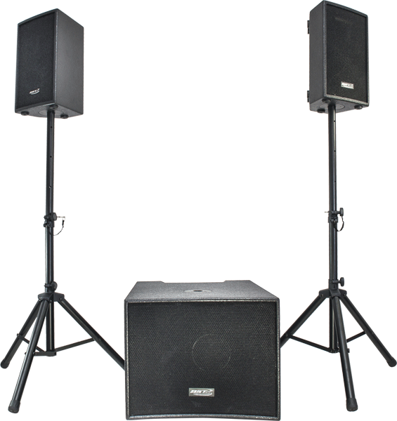 BST Aktivt PA system 1600 watt