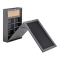 Miniatyrbillede 3 af 6: [en.casa]® Vægmonteret klapbord med tavle - 156x50x91,5cm - MDF - kork - mørkegrå