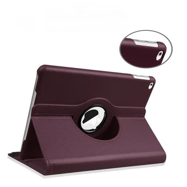 Fodral iPad 9,7" (2017/2018) Roterande 360° - Lila