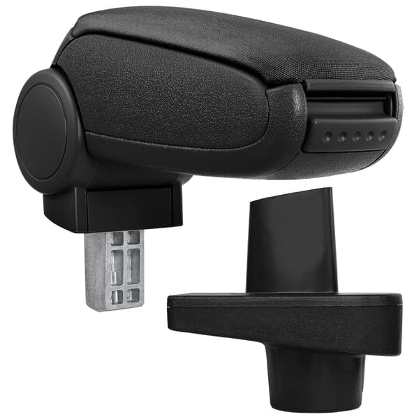 [pro.tec]® Armlæn til Renault Clio IV X98 (2012-) - tekstil - sort