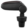 Miniatyrbillede 2 af 5: [pro.tec]® Armlæn til Volkswagen Up! tre- og femdørs - kunstlæder - sort med rød søm