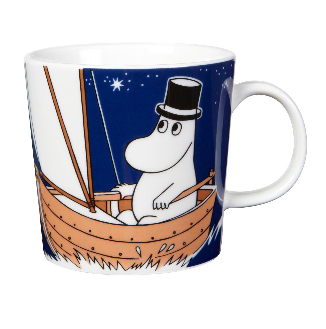 Mumin Mugg Muminpappa Mörkblå