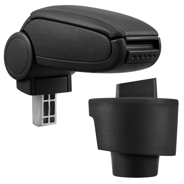 [pro.tec]® Armlæn til Seat Ibiza 6J (2008-) tre- og femdørs, kombi - kunstlæder - sort