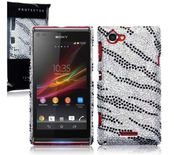 Back Cover Xperia L Diamond Zebra