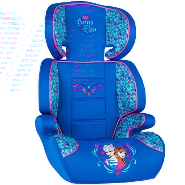 Disney Frozen - Ergonomisk Bilbarnstol, Bälteskudde - Blå/lila