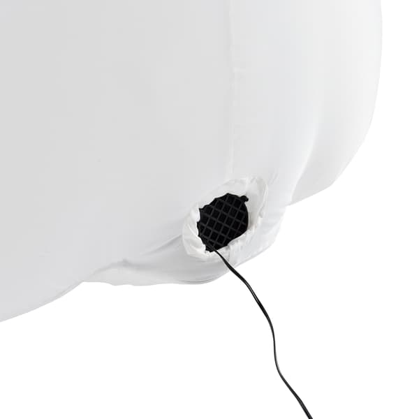 [en.casa] Självuppblåsbar LED isbjörn med julklapp-120x100x70cm-för inom- och utomhusbruk-nylon