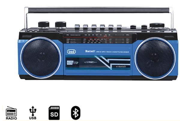 Trevi Ghettoblaster Blå