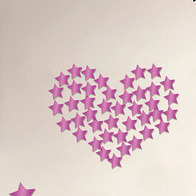 stjärnor rosa