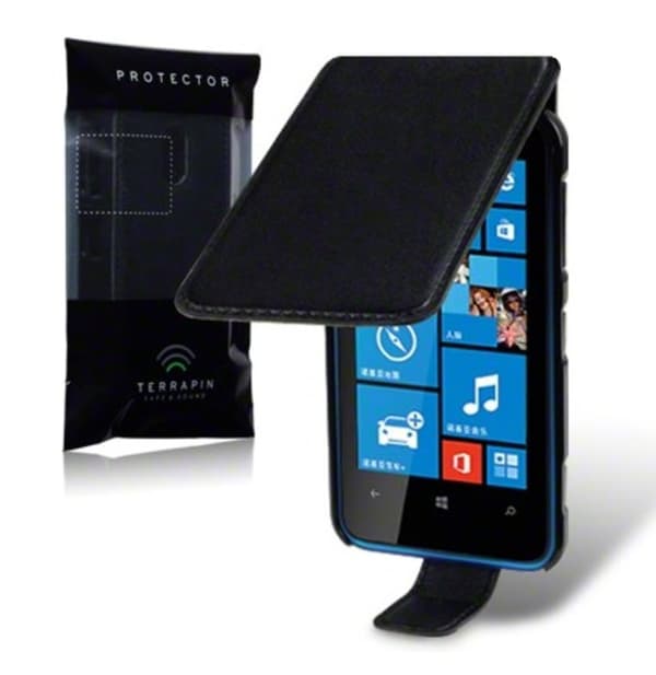 Flipväska Lumia 620 Black Slim