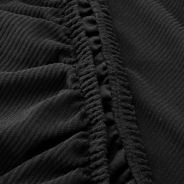 [neu.haus]® Sofföverdrag - Svart - soffbredd: 140-210 cm - elastisk tyg
