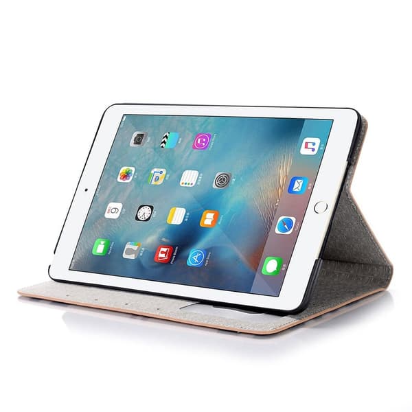 Plånboksfodral iPad Mini 5 (2019) - Rutmönster Beige