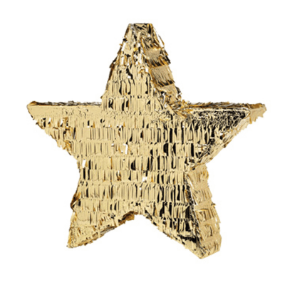 Pinata Stjärna Guldmetallic