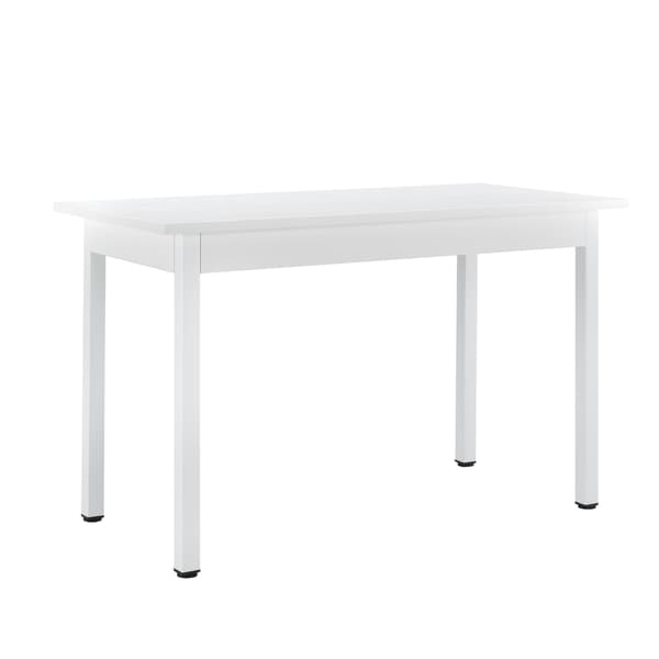 [en.casa]® Design Spisebord  - 4 Personer - 120x60cm - hvid