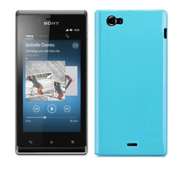 Back Cover Xperia J Candy Blue