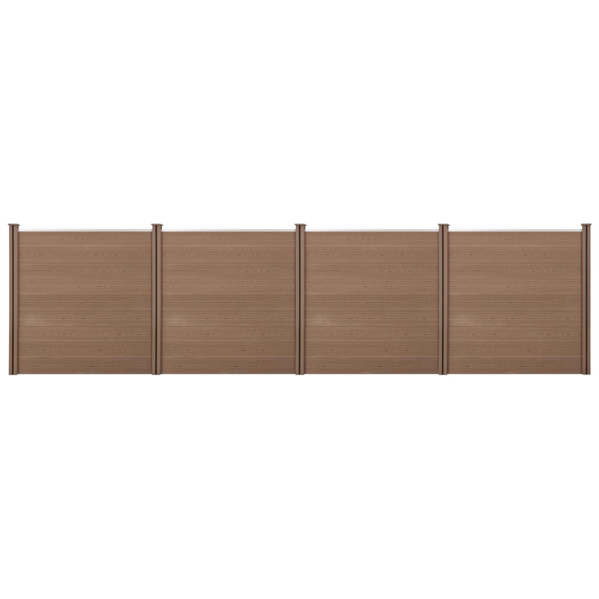 [neu.holz]® WPC Hegn - 183x705cm - brun