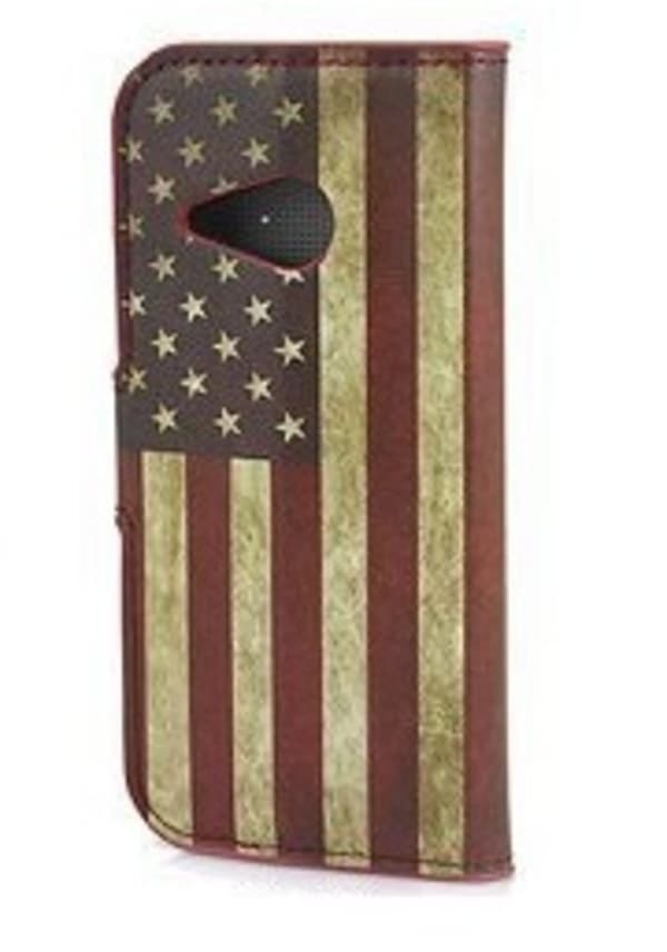Mobilväska HTC One Mini 2 Retro US Flag