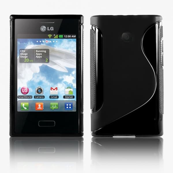 Back Cover Optimus L3 Style Black