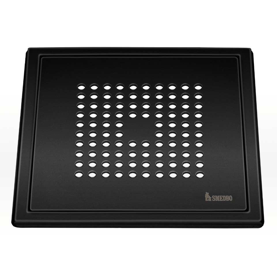 Golvbrunnssil Mattsvart Smedbo Outline BF502